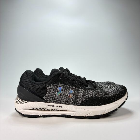 Under Armour UA HOVR Intake 6 Black Running Shoes 3026141-001 Women's Size 8 - Picture 1 of 10